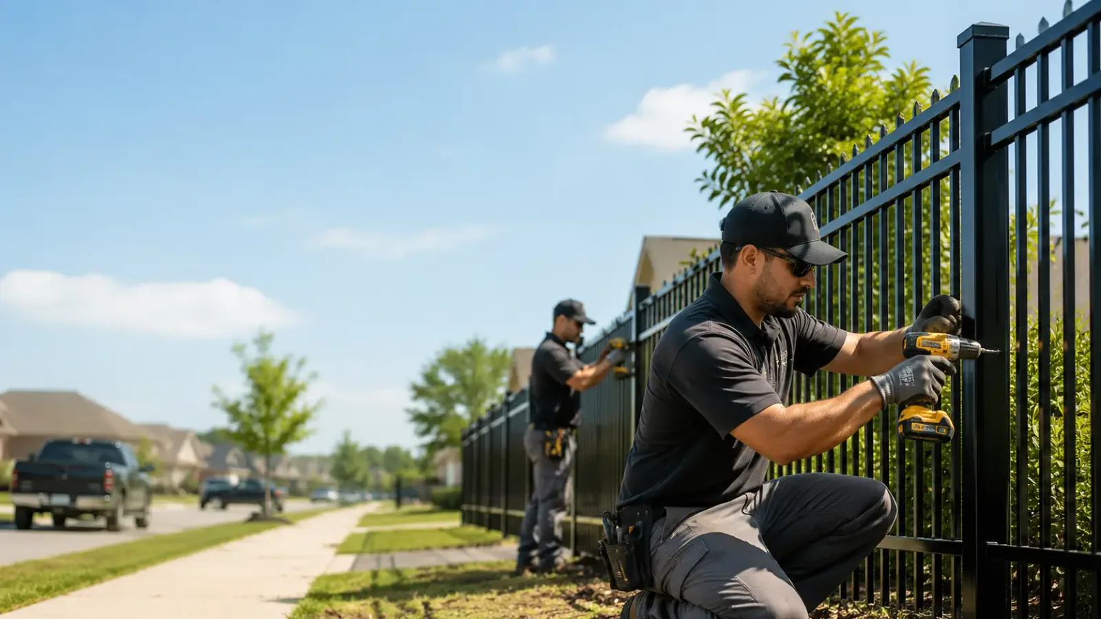 Metal Fence Installation in Brookfield, WI